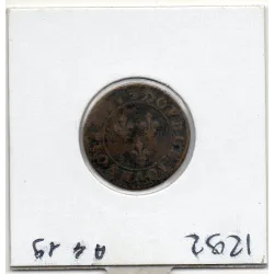 Double Tournois 1599 A Paris Moulin des étuves Henri IV
