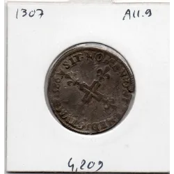Double sol Parisis 2eme type 1586 A  Paris Henri III TB