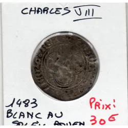 Blanc au soleil, Rouen Charles VIII (1483) TB-