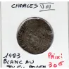 Blanc au soleil, Rouen Charles VIII (1483) TB-