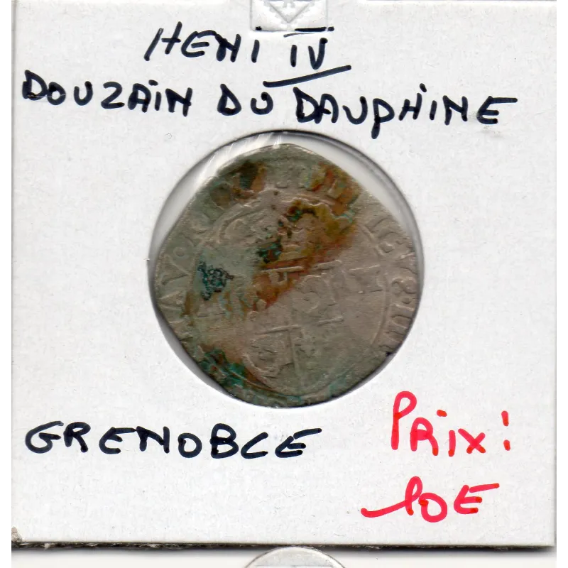 Douzain du dauphiné 2eme type DNL Z Grenoble Henri IV Douzain du dauphiné 2eme type DNL Z Grenoble Henri IV