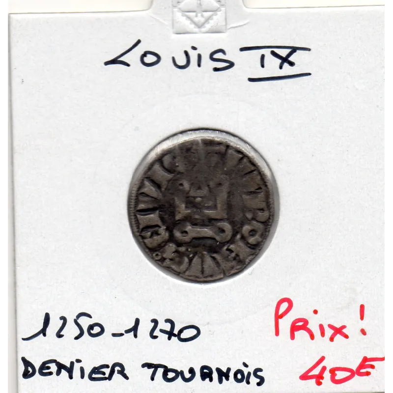 Denier Tournois Louis IX (1250-1270) TTB