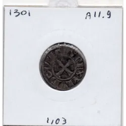 Denier Tournois Louis IX (1250-1270) TTB