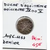 Duché d'Aquitaine, Guillaume IX ou X, (1086-1137) Denier