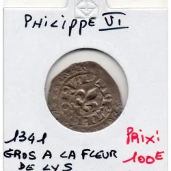 Gros à la fleur de Lys Philippe VI (1341) TTB+