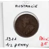 Australie 1/2 penny 1911, TTB, KM 22 pièce de monnaie