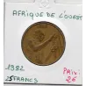 Etats Afrique Ouest 25 francs 1982 TTB KM 9 pièce de monnaie