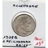 Allemagne 2 reichsmark 1938 B, Sup, KM 93 pièce de monnaie