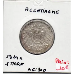 Allemagne 1 mark 1914 A, Sup, KM 14 pièce de monnaie