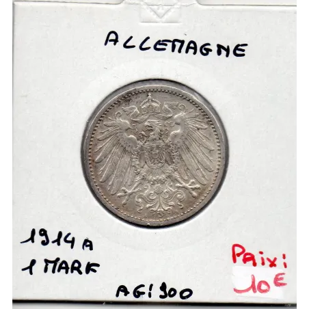 Allemagne 1 mark 1914 A, Sup, KM 14 pièce de monnaie