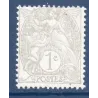 Timbre Yvert No 107 l type blanc papier x signé luxe**