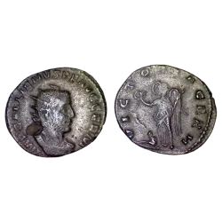 Antoninien de Gallien (257-258), RIC.175 VICTORIA GERM atelier Rome