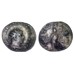 Antoninien de Valerien 1er (253-255), RIC.254 SALVS AVGG Atelier Viminacium