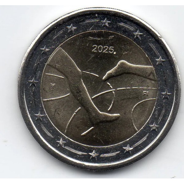 2 euro commémorative Finlande 2025 Finnkampen pièce de monnaie €