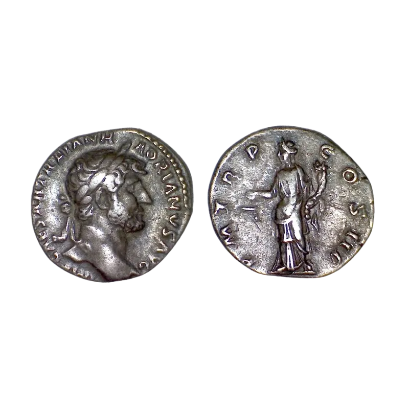Denier de Hadrien (123) RIC.80 Equitée Atelier Rome Denier de Hadrien (123) RIC.80 Equitée Atelier Rome