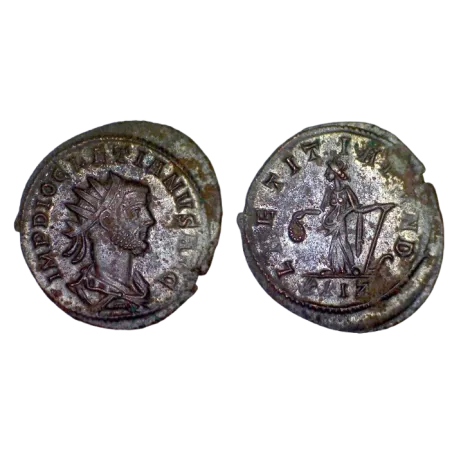 Antoninien Diocletien (285-286) RIC 171 LAETITIA FVND Rome