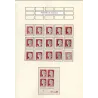 Timbre Yvert No 1263 ensemble 15 timbres avec variantes de couleur Marianne de Decaris