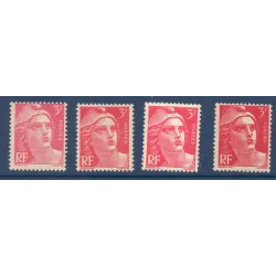 Timbre Yvert No 716 avec 4 couleurs différentes neuf luxe**marianne de Gandon