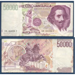 Italie P.116c, TTB Billet de 50000 Lire 1997-1999