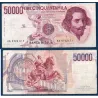Italie P.113a, TB ecrit Billet de 50000 Lire 1984 Bernini