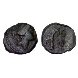 Syrie, SÉLEUCIDE Séleucos III ae16 HemiChalque Cuivre (-225 à -222) Artemis