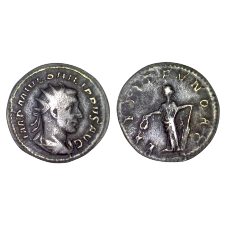 Antoninien de Philippe 1er (244-245), RIC 36b LAETIT FVNDAT atelier Rome