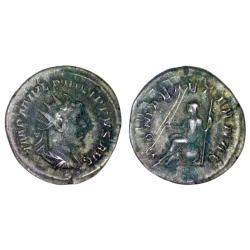 Antoninien de Philippe 1er (245-247), RIC.44b ROMAE AETERNAE atelier Rome