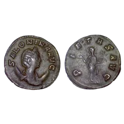 Antoninien de Salonine (260-262), RIC.22 PIETAS AVG atelier Rome