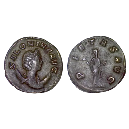 Antoninien de Salonine (260-262), RIC.22 PIETAS AVG atelier Rome