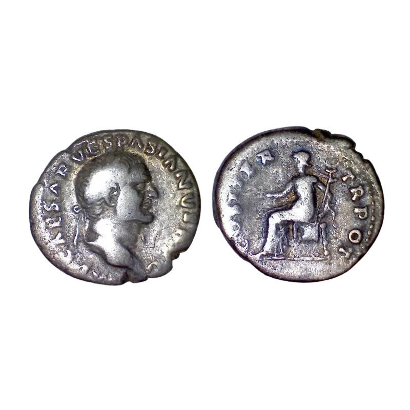 Denier de Vespasien (69-70) RIC 29 atelier Rome Denier de Vespasien (69-70) RIC 29 atelier Rome