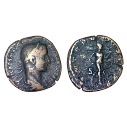 Sesterce de Sévère Alexandre (228) RIC.456 Mars atelier Rome