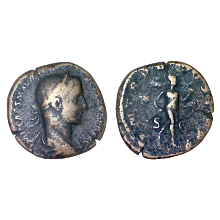 Sesterce de Sévère Alexandre (228) RIC.456 Mars atelier Rome