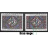 copy of Timbre Yvert No 1427c bras rouge  neuf luxe** Vitrail de Sens
