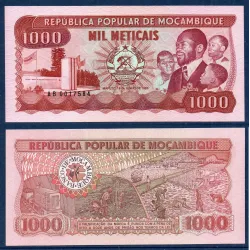 Mozambique P.132a, Neuf, Billet de 1000 meticais 1983 Machel