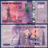 Ouganda P.52i, TTB, Billet de 10000 Shillings 2024 Bananiers