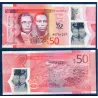 Jamaique P.96, TTB Billet de 50 dollars 2022 Gordon et Bogle