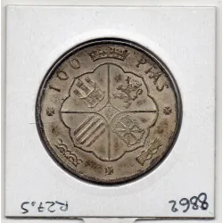 Espagne 100 pesetas 1966 *67 Sup, KM 797 pièce de monnaie