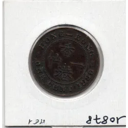 Hong Kong 1 cent 1880 TTB, KM 4.3 pièce de monnaie