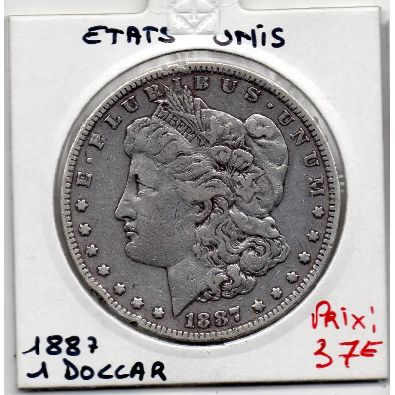 Etats Unis 1 Dollar 1887 TTB, KM 110 pièce de monnaie