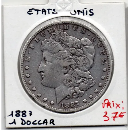 Etats Unis 1 Dollar 1887 TTB, KM 110 pièce de monnaie