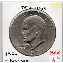 Etats Unis 1 Dollar 1977, Sup, KM 203 pièce de monnaie