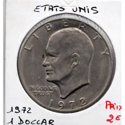 Etats Unis 1 Dollar 1972 D Denver, TTB, KM.203 Einsehower