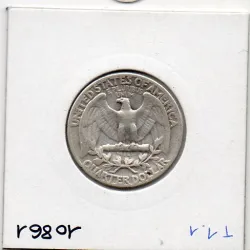 Etats Unis Quarter ou 1/4 Dollar 1951 TB, KM 164 pièce de monnaie