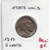 Etats Unis 5 cents 1917, Sup, KM 134 pièce de monnaie