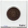 Espagne 5 centimos 1879 TTB nettoyée, KM 674 pièce de monnaie