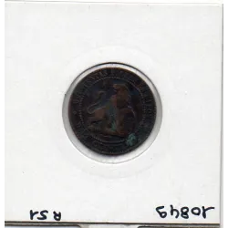 Espagne 2 centimos 1870 TB, KM 661 pièce de monnaie