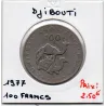 Djibouti 100 francs 1977, TB, KM 26 pièce de monnaie