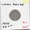 Congo Belge Ruanda-Urundi 50 centimes 1955, Sup, KM 2 pièce de monnaie