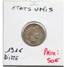 Etats Unis dime 1916 Sup-, KM.140 Barber