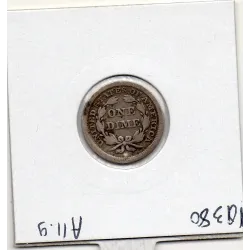 Etats Unis dime 1853 arrow B, KM.77 seated liberty
